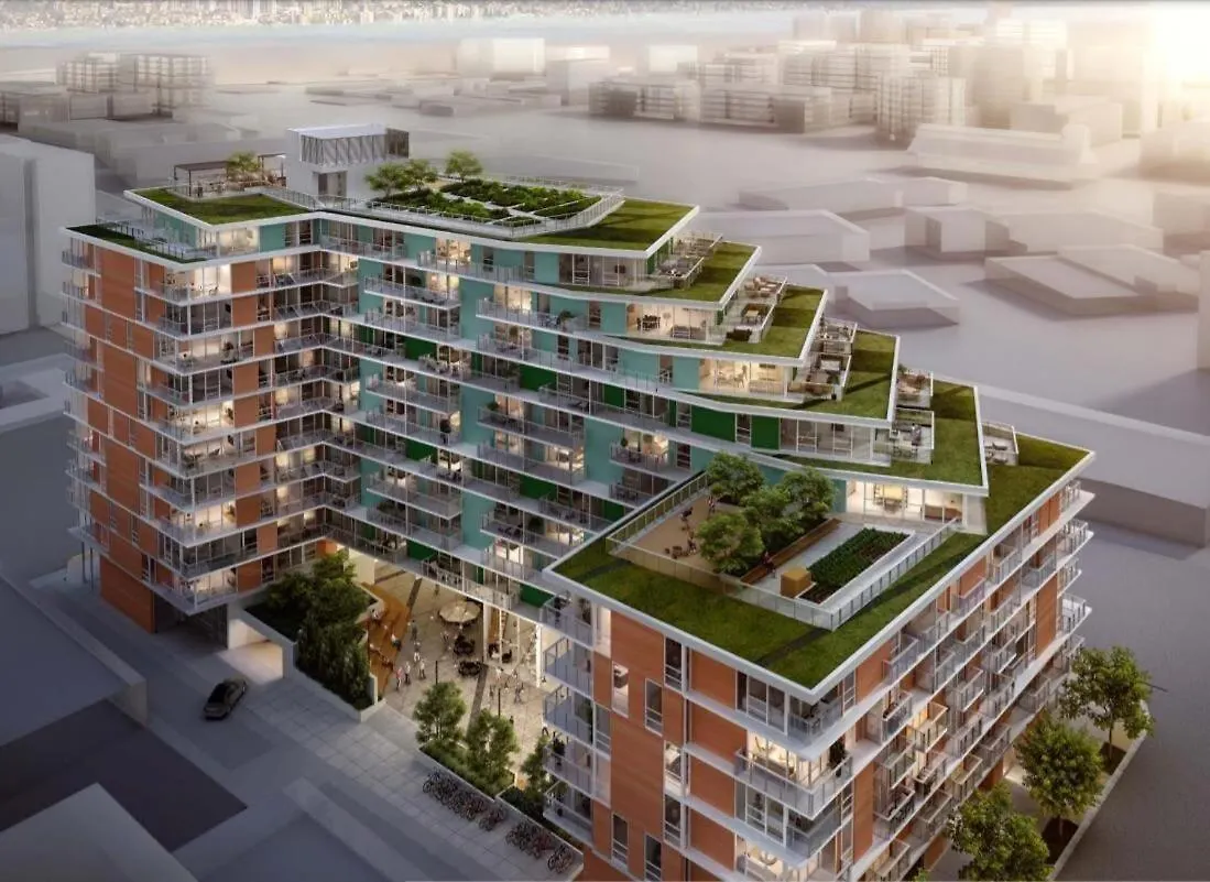 Apartment Modern 2 Bedroom Condo With Ac In Olympic Village Vancouver